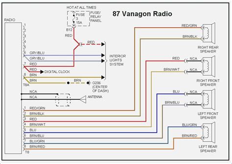 volkswagen radio wiring diagram 